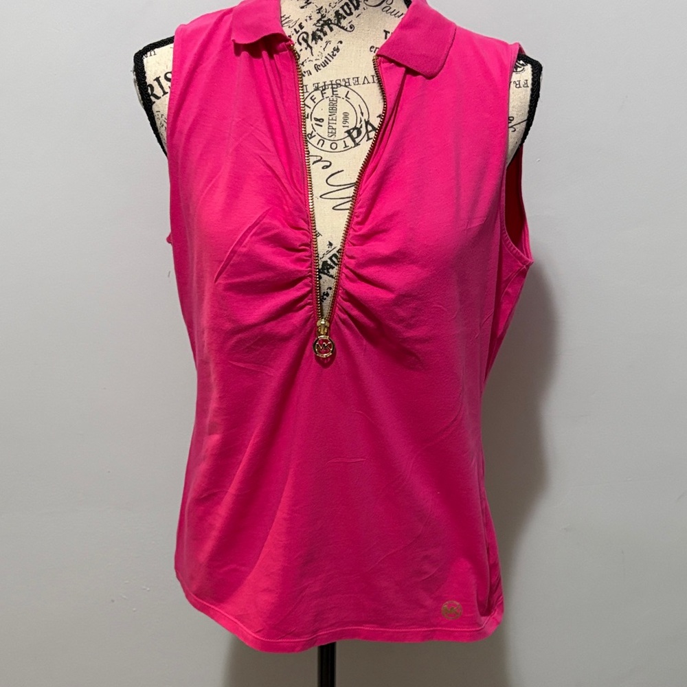Michael Kors Fuchsia Sleeveless Tank Top